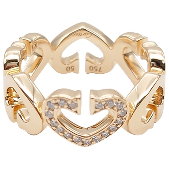 Cartier Jewelry Cartier C Heart Gold Ring Poshmark